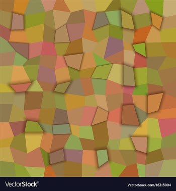 Abstract 3d polygonal background from rectangles vector image