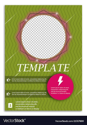 Abstract a4 brochure cover design templates for vector image