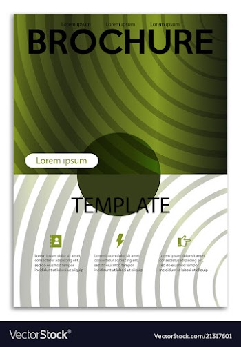 Abstract a4 brochure cover design templates for vector image