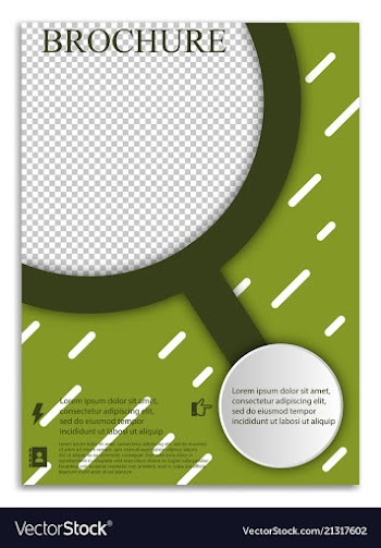 Abstract a4 brochure cover design templates for vector image