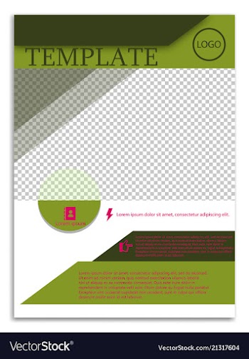 Abstract a4 brochure cover design templates for vector image