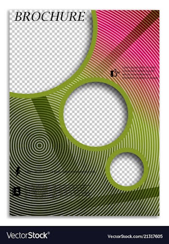 Abstract a4 brochure cover design templates for vector image