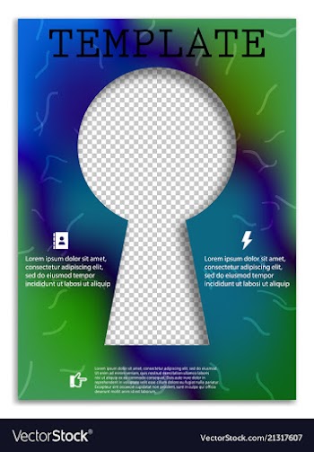 Abstract a4 brochure cover design templates for vector image