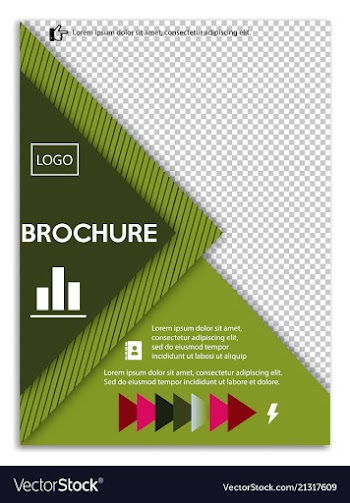 Abstract a4 brochure cover design templates for vector image