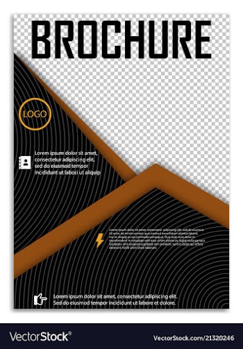 Abstract a4 brochure cover design templates for vector image