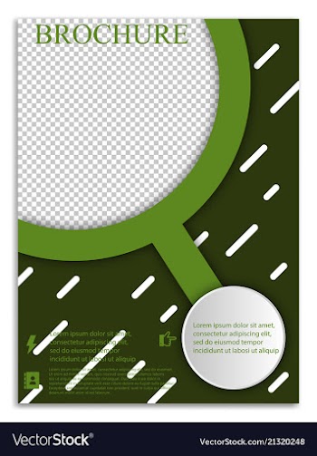 Abstract a4 brochure cover design templates for vector image