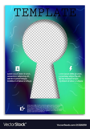 Abstract a4 brochure cover design templates for vector image