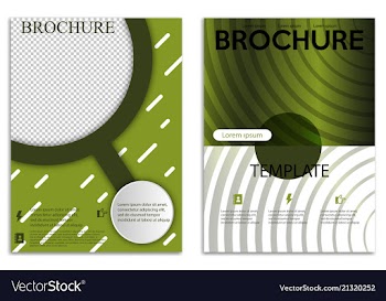 Abstract a4 brochure cover design templates for vector image