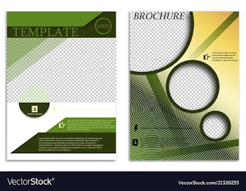Abstract a4 brochure cover design templates for vector image