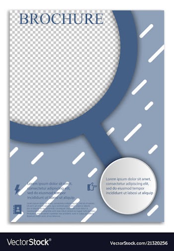 Abstract a4 brochure cover design templates for vector image
