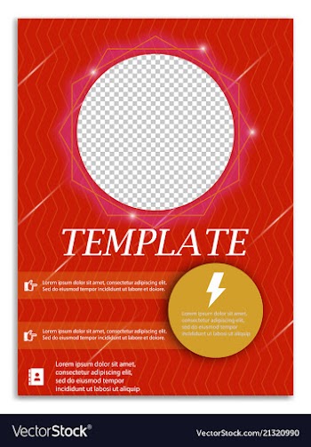 Abstract a4 brochure cover design templates for vector image