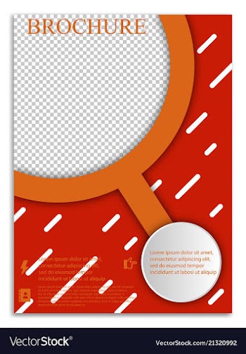 Abstract a4 brochure cover design templates for vector image