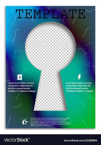 Abstract a4 brochure cover design templates for vector image