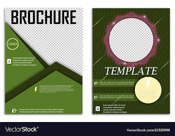 Abstract a4 brochure cover design templates for vector image