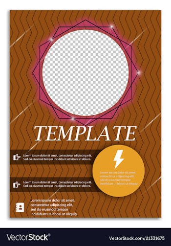 Abstract a4 brochure cover design templates for vector image