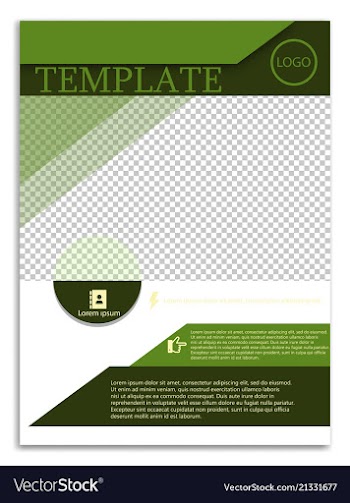 Abstract a4 brochure cover design templates for vector image