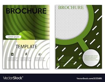 Abstract a4 brochure cover design templates for vector image