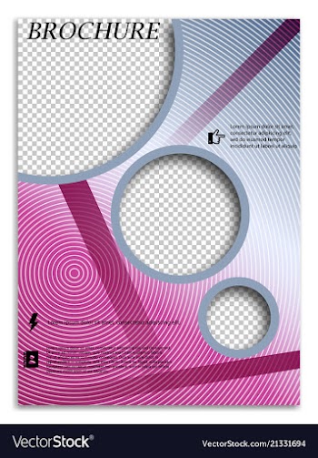 Abstract a4 brochure cover design templates for vector image
