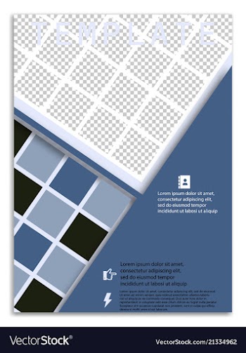 Abstract a4 brochure cover design templates for vector image