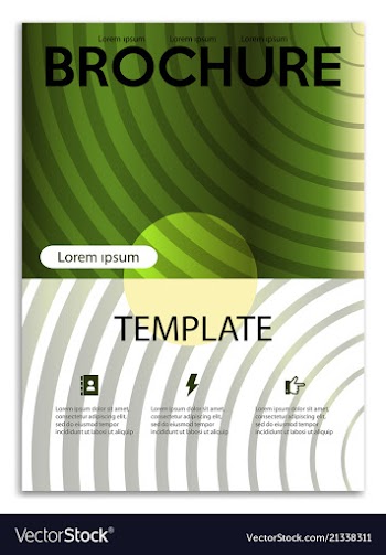 Abstract a4 brochure cover design templates for vector image
