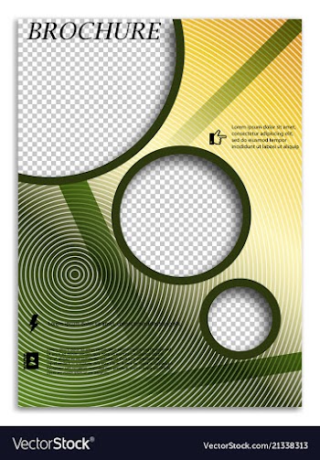 Abstract a4 brochure cover design templates for vector image