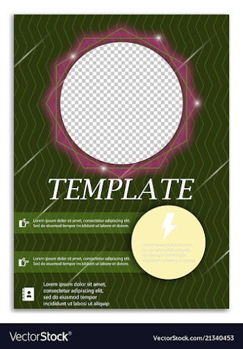 Abstract a4 brochure cover design templates for vector image