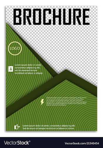 Abstract a4 brochure cover design templates for vector image