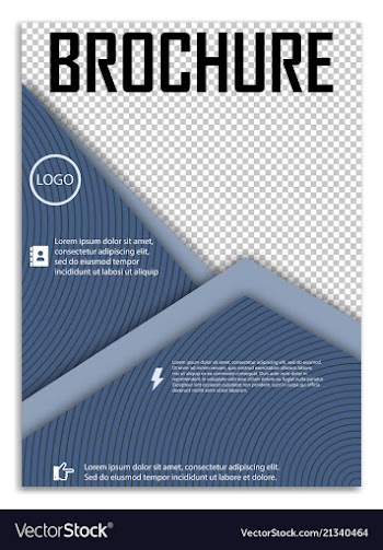 Abstract a4 brochure cover design templates for vector image