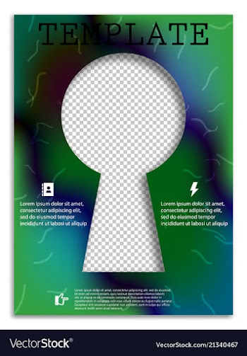 Abstract a4 brochure cover design templates for vector image