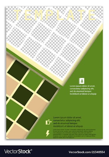 Abstract a4 brochure cover design templates for vector image