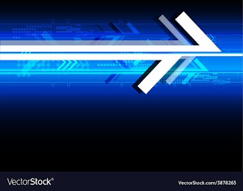  					Abstract arrow technology background vector image														