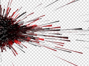 Abstract art 3D computer graphics , Red ray speed light transparent background PNG clipart