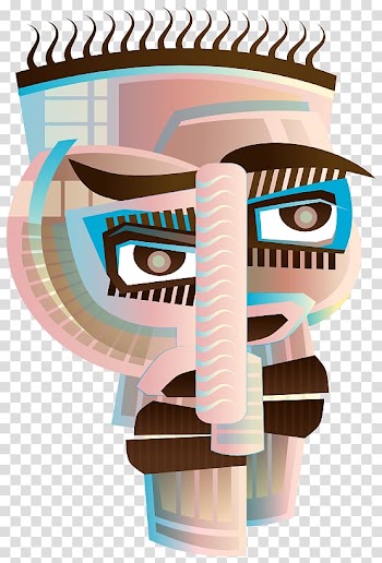 Abstract art Abstract portrait Cubism , speed transparent background PNG clipart