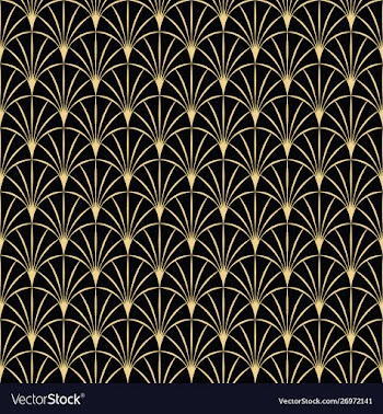 Abstract art deco vintage seamless pattern 02 vector image