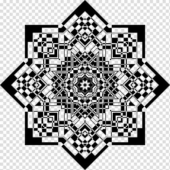 Abstract art Geometric abstraction, fractal geometry transparent background PNG clipart