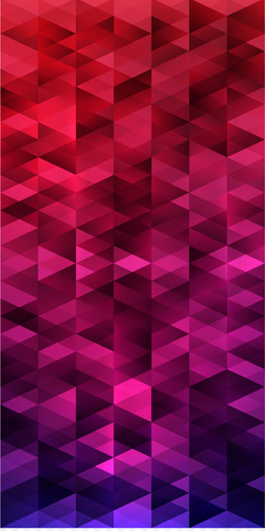 Abstract art Geometry - Greens like red violet background 