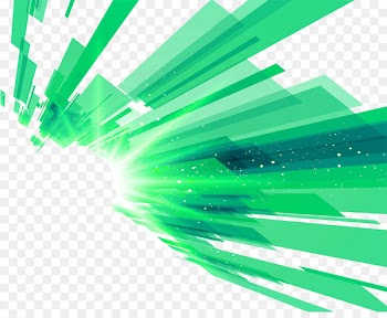Abstract art Magenta - Effects of green technology 