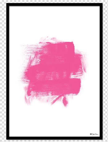 Abstract art Poster, brush Pink transparent background PNG clipart