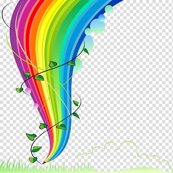 Abstract art Rainbow , Rainbow pen transparent background PNG clipart
