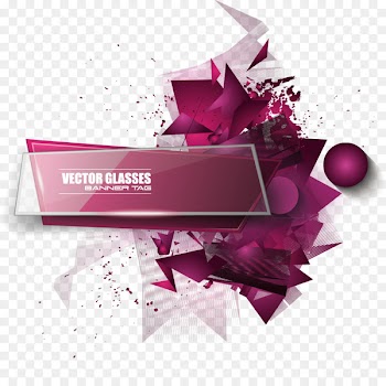 Abstract art Stock illustration - Abstract geometric pieces 