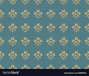 abstract asian mosaic arabesque seamless pattern