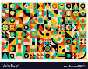 Abstract background contrast color vector image