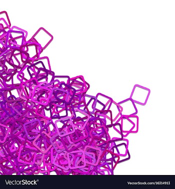 Abstract background design from rounded squares vector image
