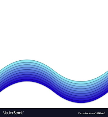 Abstract background from blue layer stripes vector image