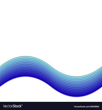 Abstract background from blue layer stripes vector image