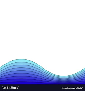 Abstract background from blue layer stripes vector image