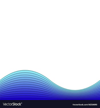 Abstract background from blue layer stripes vector image