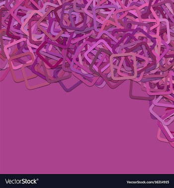 Abstract background from rounded square frames vector image