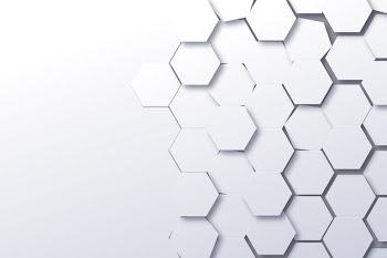 Abstract background in 3d paper style Free Vector