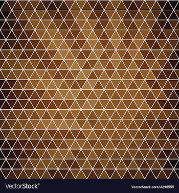 Abstract background of hexagons in retro style vector image
